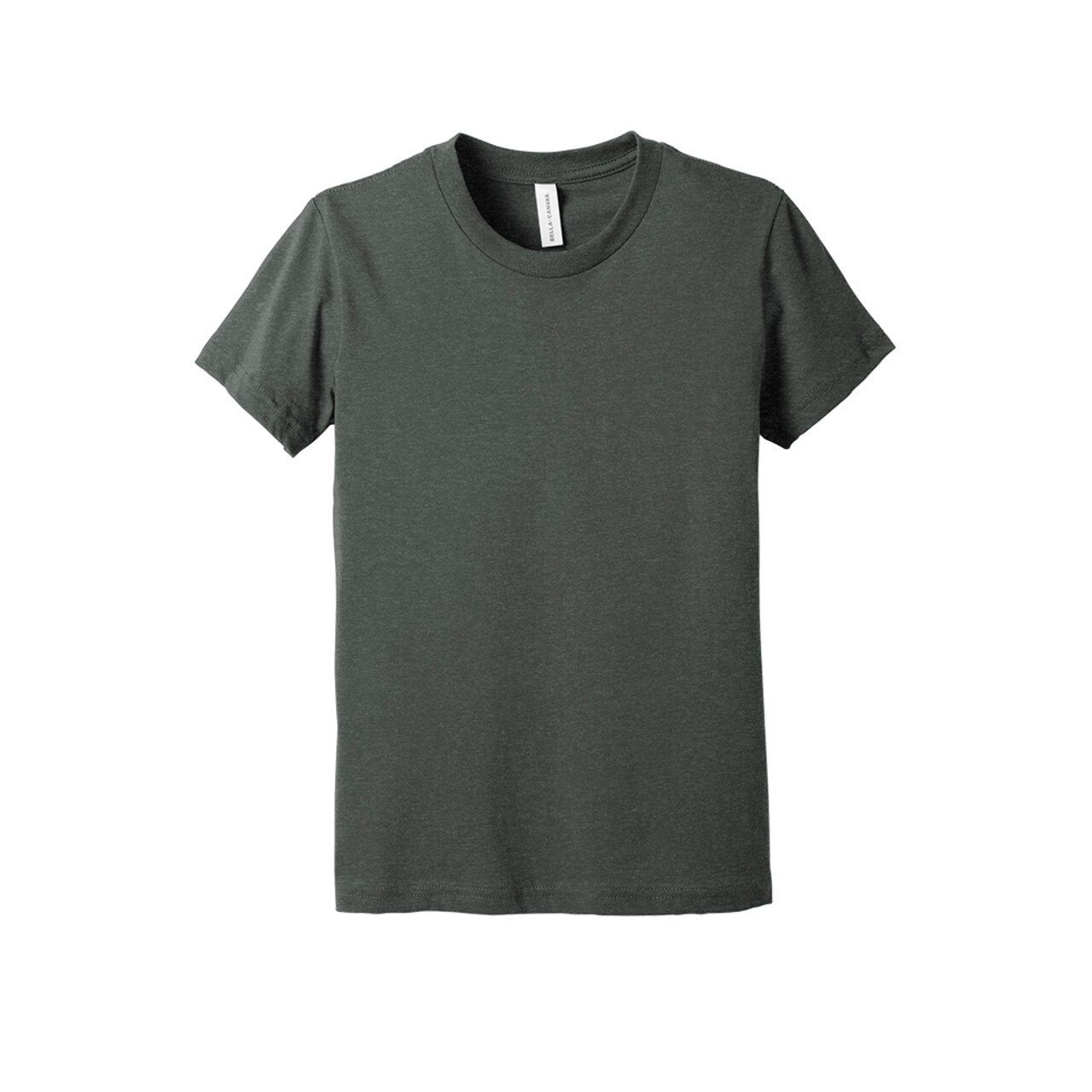 12 Pack: BELLA+CANVAS® Youth Heather Short Sleeve Crew Neck CVC Tee